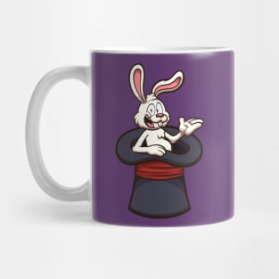 White Rabbit In Magician Hat Mug